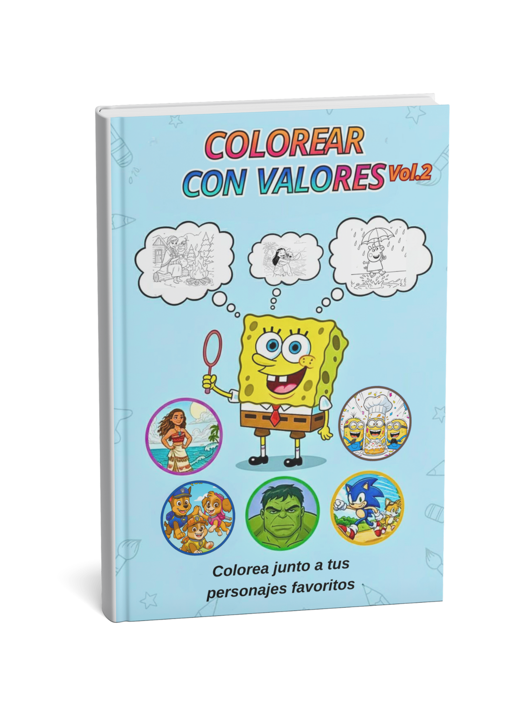 Colorear Con Valores Vol.1 y Vol.2